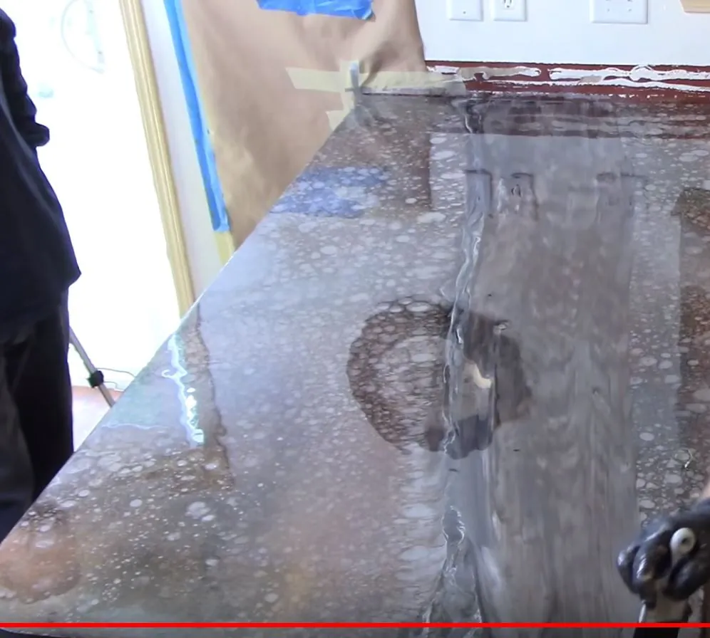 Commercial kitchen seamless epoxy floor Tampa