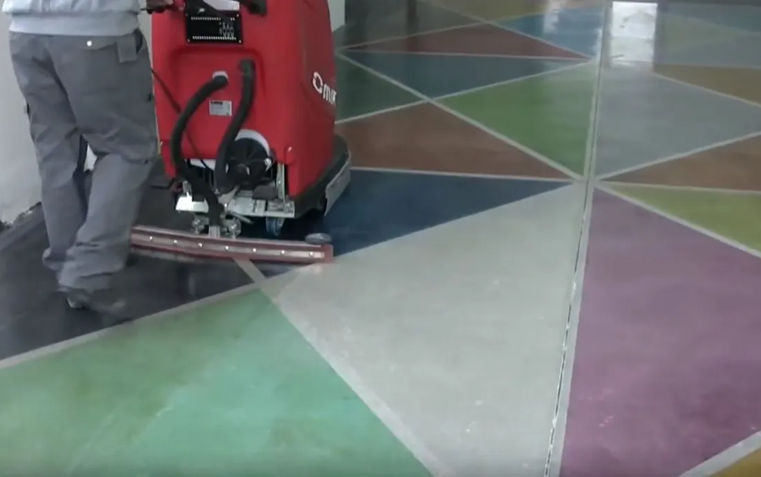 Seamless sanitary epoxy floor for a Tampa medical and veterinary clinic