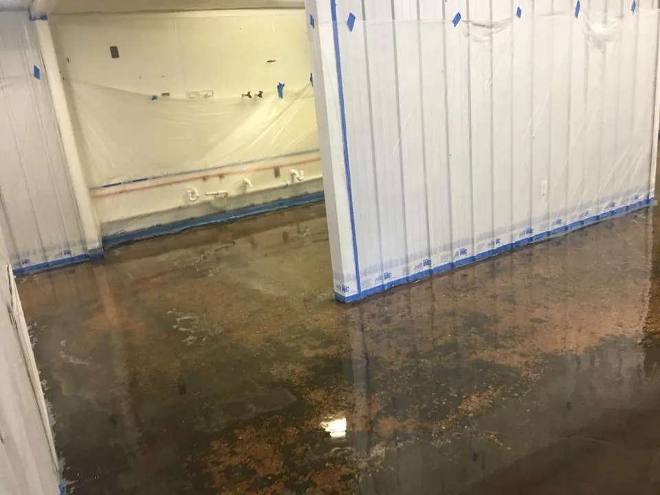 Commercial seamless epoxy floor Tampa